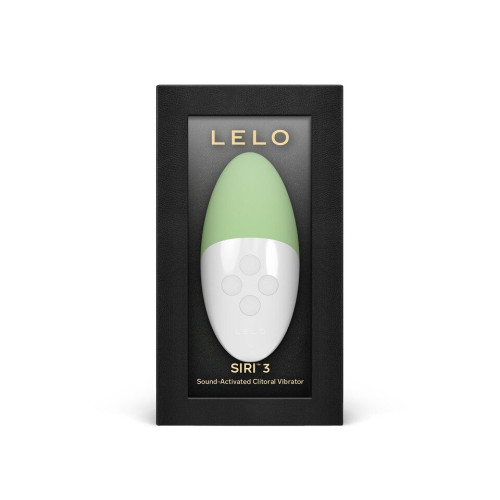 Музичний вібратор для клітора LELO SIRI 3 Green, вібрації в ритмі звуків без смартфона