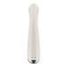 Вибратор с ротацией Satisfyer Spinning G-Spot 1 Beige, плоская площадка для стимуляции точки G