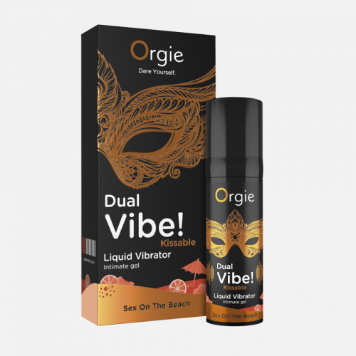 Жидкий вибратор Orgie Секс на пляже DUAL VIBE! 15 мл