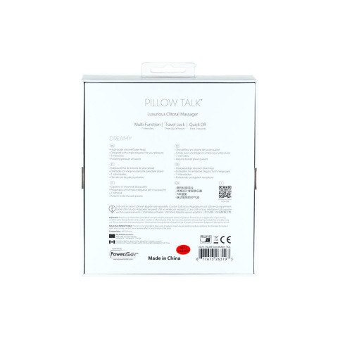 Розкішний вакуумний кліторальний стимулятор Pillow Talk Dreamy Бірюзовий із кристалом Swarovski