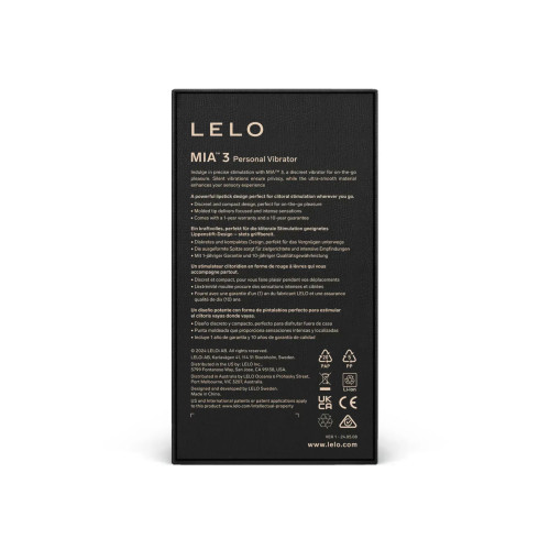 Шикарная вибропуля LELO Mia 3 Black