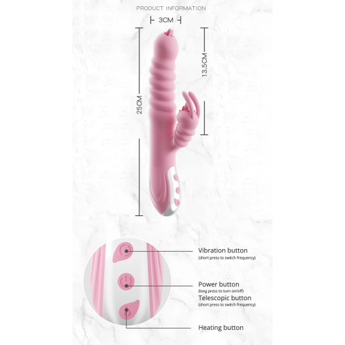 Вібратор B - Series Lyla Hannah USB Pink
