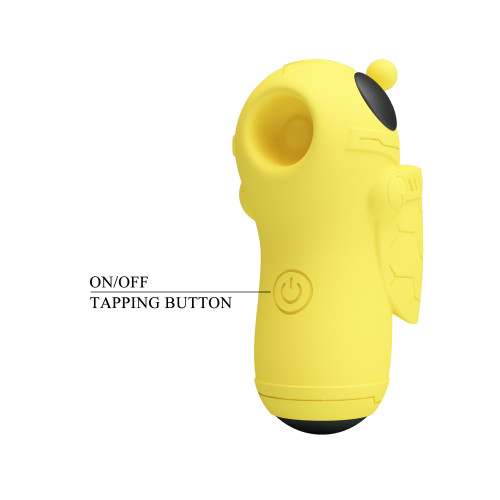 Вакуумный вибростимулятор Pretty Love Magic Bee Stimulator Yellow