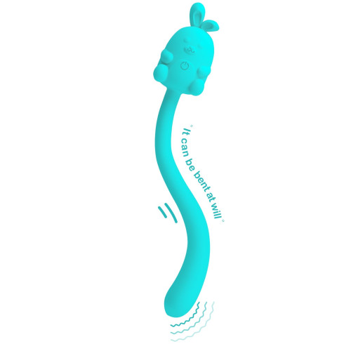 Вибратор Pretty Love Cute Bunny Turquoise, 7 vibration functions
