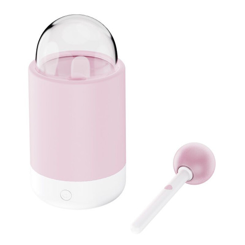 Вибратор-конфета на палочке KISTOY Pink Pop, зарядный кейс-ночник, 10 режимов вибрации