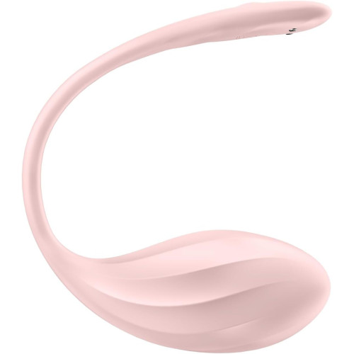 Вибраируйте Satisfyer Ribbed Petal Connect App Rose