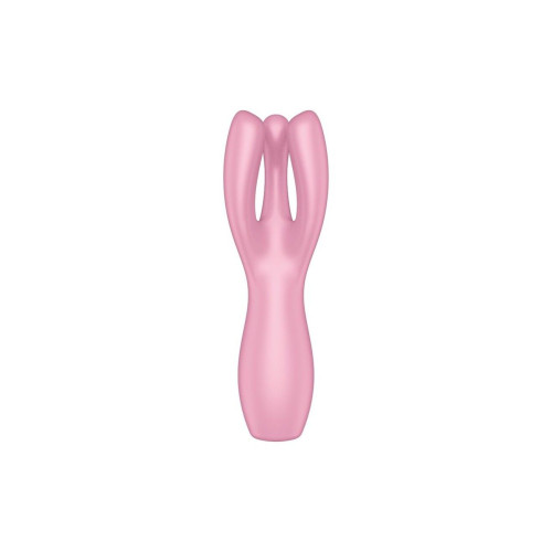 Кліторальний вібратор Satisfyer Threesome 3 Pink з трьома пальчиками