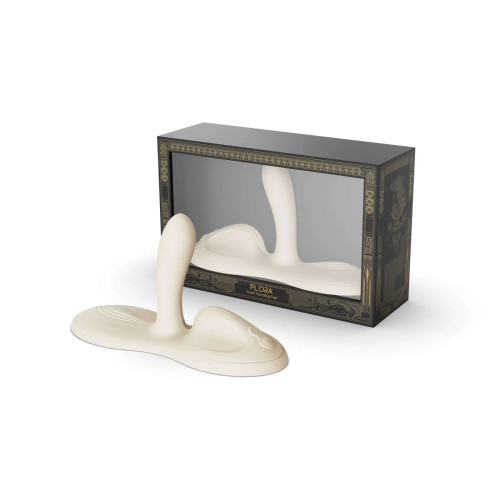 Sit-on-top смарт-вибратор Zalo – Flora Smart Vibrating Pad Ivory White, 9 моторов