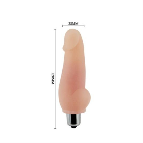 Реалистичный вибратор LyBaile Super Mini Vibrator Flesh