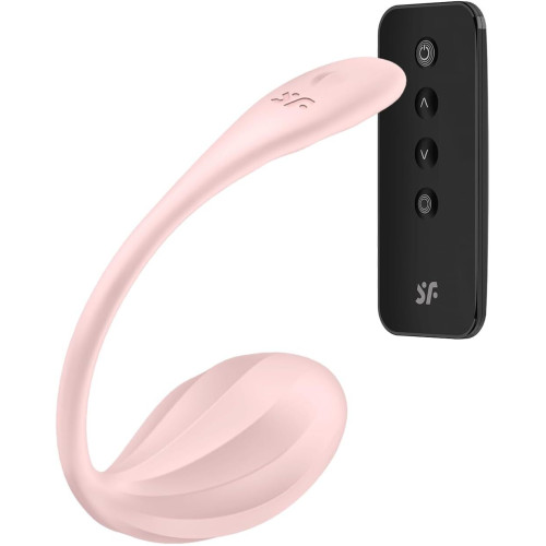Вибраируйте Satisfyer Ribbed Petal Connect App Rose