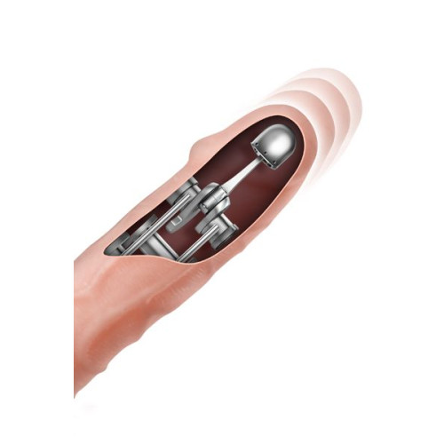 Подвижный фаллоимитатор с вибрацией Real Body Magic Ram