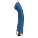Вибратор с ротацией Satisfyer Spinning G-Spot 1 Blue, плоская площадка для стимуляции точки G