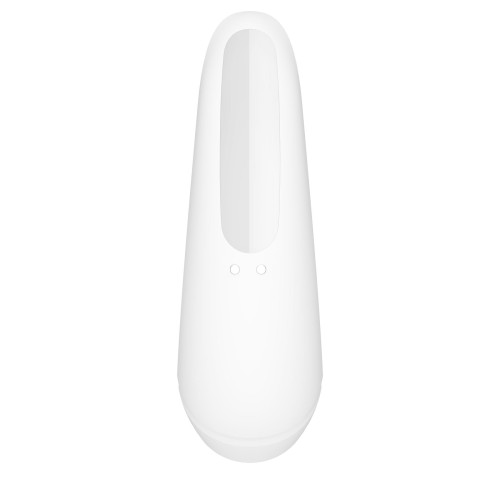 Вакуумний кліторальний стимулятор Satisfyer Curvy 1+ Білий