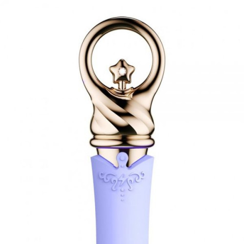 Вибромассажер с функцией подогрева Zalo Courage Фиолетовый