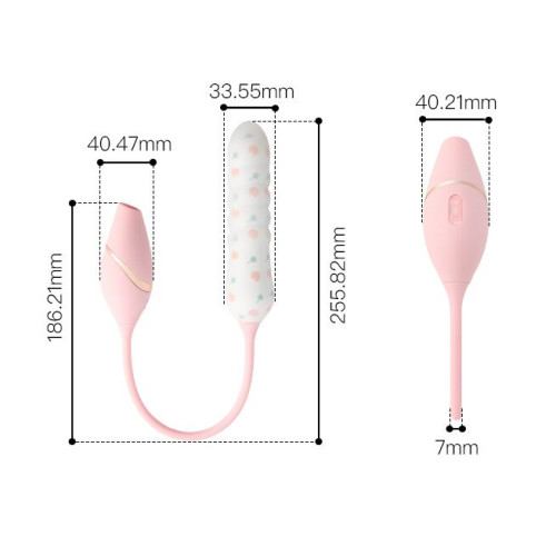 Пульсатор с вакуумным стимулятором KISTOY Cathy Plus на гибкой сцепке