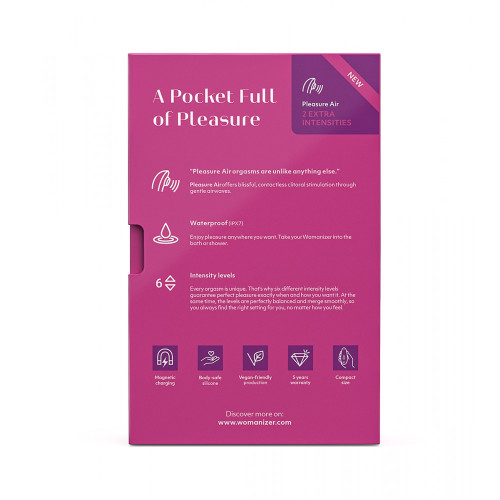 Вакуумный стимулятор клитора Womanizer Starlet 3 Pink