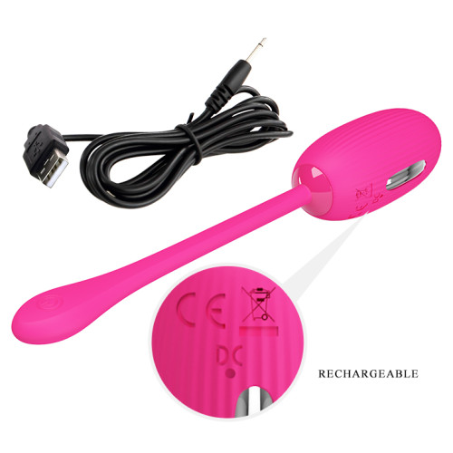 Виброяйцо Pretty Love Doreen Electric Shock Egg Fuchsia (App)
