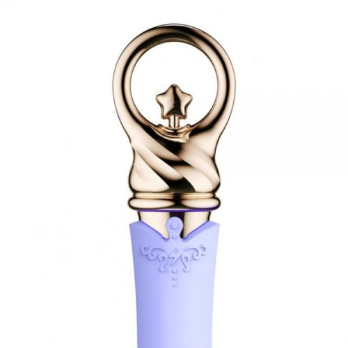 Вибромассажер с функцией подогрева Zalo Courage Фиолетовый