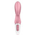 Смарт вибратор-кролик Satisfyer Hug Me Pink, 2 мотора, диаметр 4,2см, широкая клиторальная часть