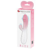 Вібратор Pretty Love Snappy White/Pink