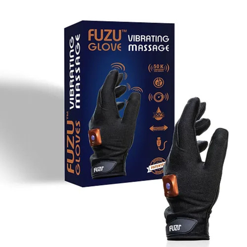 Віброрукавичка (ліва) FUZU Gloves Vibrating Massage Left Hand, 11 режимів
