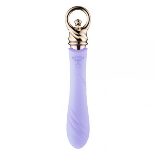 Вибромассажер с функцией подогрева Zalo Courage Фиолетовый