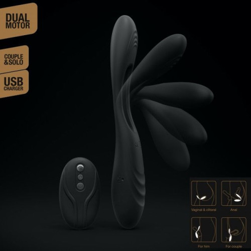 Вибратор для пар Marc Dorcel MULTI JOY с пультом ДУ