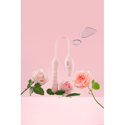 Пульсатор с вакуумным стимулятором KISSTOY Cathy III Pink