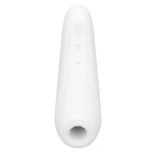 Вакуумний кліторальний стимулятор Satisfyer Curvy 1+ Білий