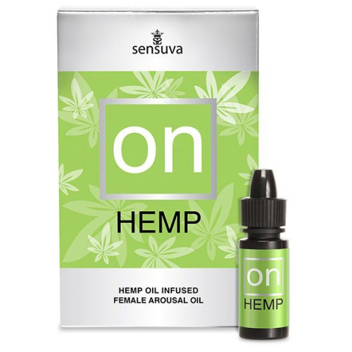 Возбуждающе капли для клитора Sensuva - ON for Her Hemp Infused Arousal Oil с маслом конопли 5 мл