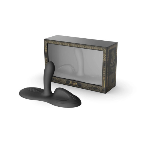 Sit-on-top смарт-вибратор Zalo – Flora Smart Vibrating Pad Obsidian Black, 9 моторов