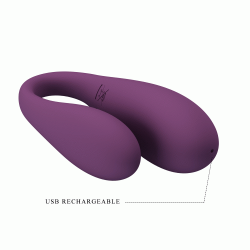 Вибратор Pretty Love August Stimulator Plum (App)