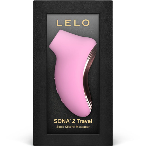Звуковий стимулятор клітора LELO SONA 2 Travel Pink, тревел-версія, 12 режимів