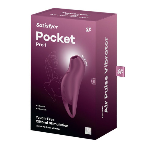 Вакуумный клиторальный стимулятор Satisfyer Pocket Pro 1 Purple