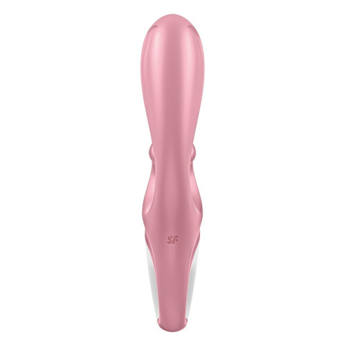 Смарт вибратор-кролик Satisfyer Hug Me Pink, 2 мотора, диаметр 4,2см, широкая клиторальная часть