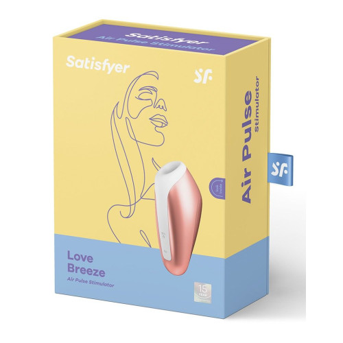Мініатюрний вакуумний стимулятор Satisfyer Love Breeze Мідний