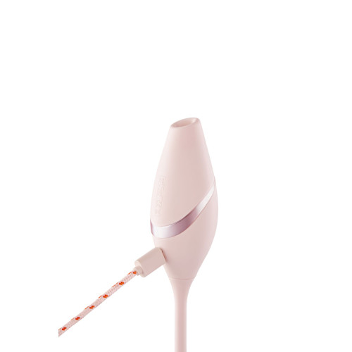 Пульсатор с вакуумным стимулятором KISSTOY Cathy III Pink