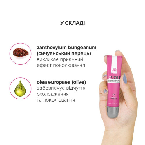 Возбуждающий гель для клитора System JO 12VOLT 10 мл