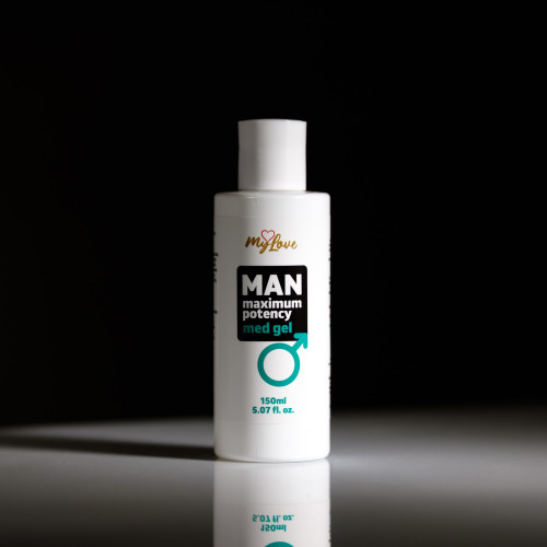 Інтимний гель-лубрикант для чоловіків MyLove Man Maximum Potency Med Gel, 150 мл