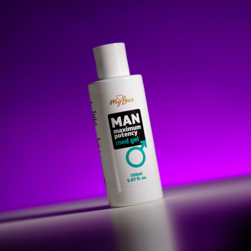 Інтимний гель-лубрикант для чоловіків MyLove Man Maximum Potency Med Gel, 150 мл