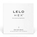 LELO HEX Condoms Original 3 Pack, тонкие и суперпрочные