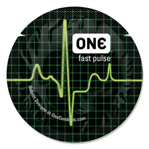 ONE Glowing Pleasures, 1 шт, світиться в темряві, зі змазкою