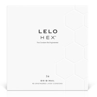 LELO HEX Condoms Original 36 Pack, тонкие и суперпрочные