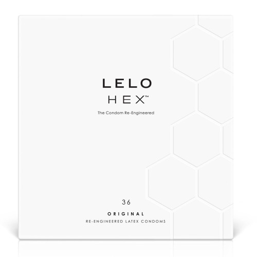 LELO HEX Condoms Original 36 Pack, тонкі та суперміцні