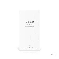LELO HEX Condoms Original 12 Pack, тонкие и суперпрочные