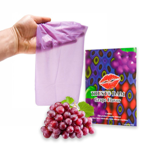 Латексная салфетка Latex Dental Dams Grape 1 шт