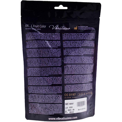 Vibratissimo XX... L Fruit Color, 60 мм, 50 шт