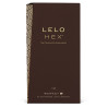 LELO HEX Condoms Respect XL 12 Pack, тонкие и суперпрочные, увеличенный размер
