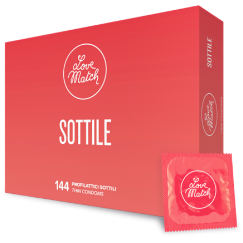 Love Match Sottile (Thin), 54 мм, 144 шт