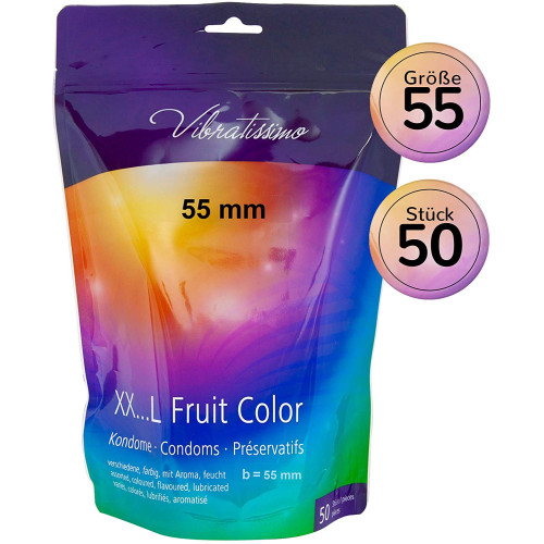 Vibratissimo XX... L Fruit Color, 55 мм, 50 шт